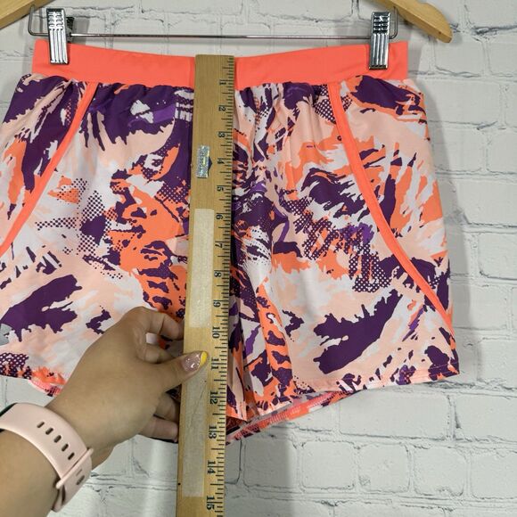 Under Armour Shorts Women Medium Multicolor Run Gym Fly By Perfect Race 2 PC - Picture 14 of 16